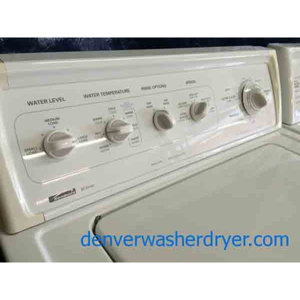 Kenmore 80 Series Washer/Dryer Set, Super Capacity, Solid and Dependable units!