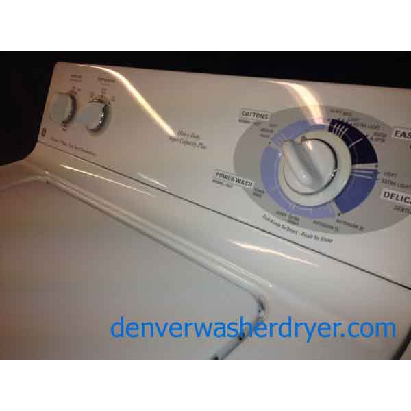Wonderful GE Washer/Dryer, Super Capacity!