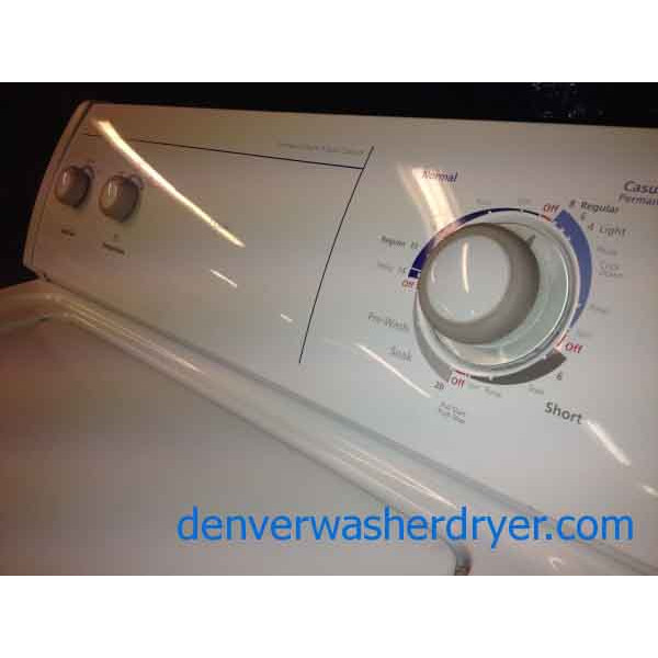Whirlpool Washer/Dryer, Commercial Quality, Heavy Duty, Super Capacity