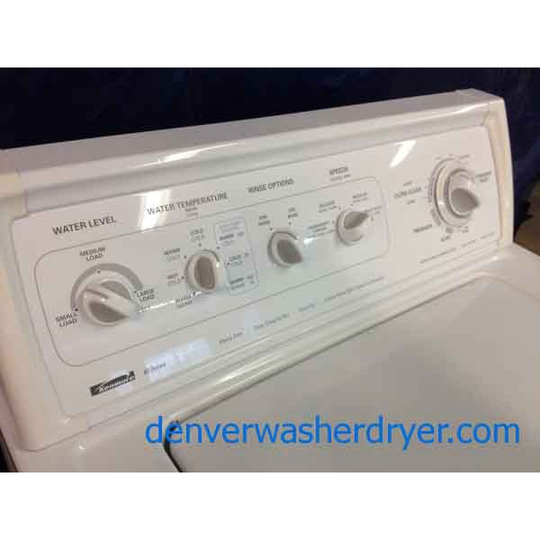 Kenmore 80 Series Washer, Super Capacity Plus 1189 Denver Washer Dryer