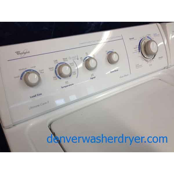 Whirlpool Ultimate Care II Washer/Dryer, excellent!