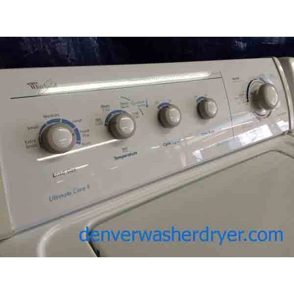 Whirlpool Ultimate Care II, Washer/Dryer Set, Direct Drive, Heavy Duty