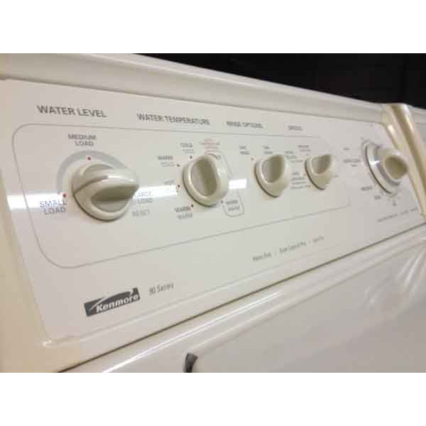 Matching Almond Beauties Kenmore Washer and Dryer