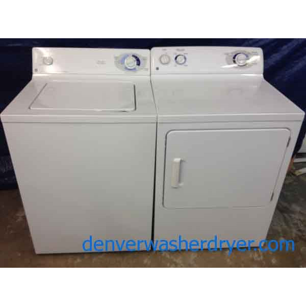 GE Washer/Dryer, Heavy Duty, Super Capacity