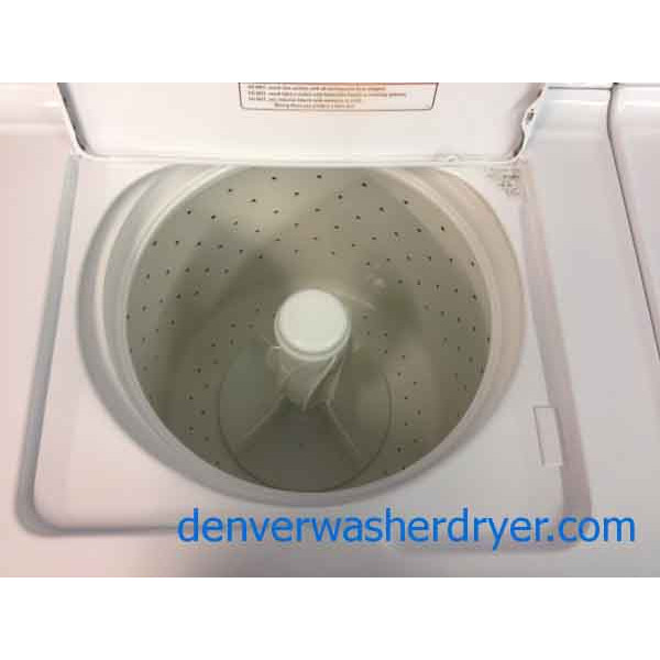 GE Washer/Dryer, Heavy Duty, Super Capacity