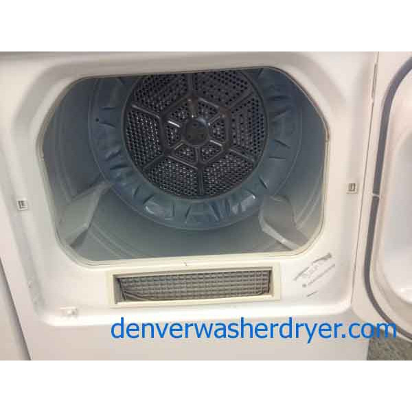 GE Washer/Dryer, Heavy Duty, Super Capacity