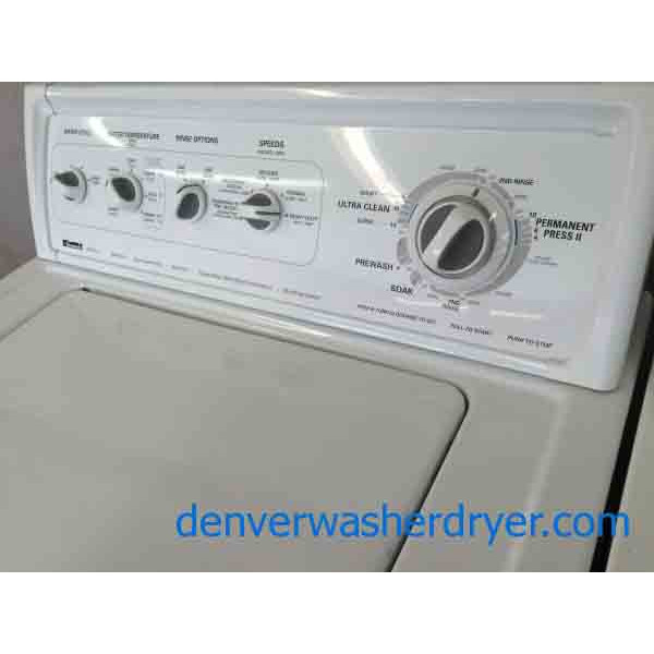 White Kenmore (Whirlpool) Direct-Drive Washer/Dryer Set, Beauties!