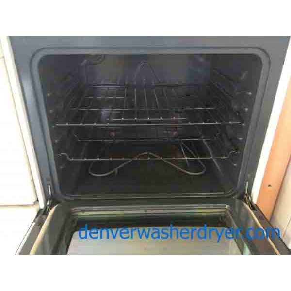 Nice Glass Top 30" Self Cleaning Stove, Kenmore, Electric 2296 Denver Washer Dryer