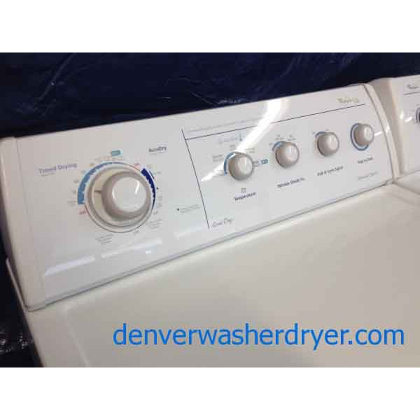 Whirlpool Ultimate Care II Washer/Dryer (gold dryer)