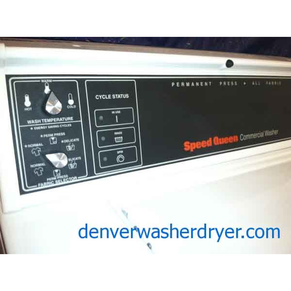 Speed Queen Washer/Dryer Set, Super Nice, Stainless 1088 Denver