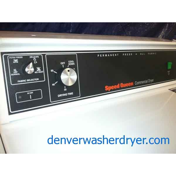 Speed Queen Washer/Dryer Set, Super Nice, Stainless