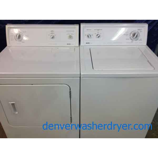 Kenmore 70 Series Washer/Dryer, super capacity plus