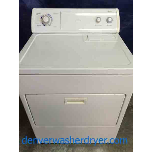 Whirlpool Dryer, Super Capacity, Heavy Duty 1723 Denver Washer Dryer