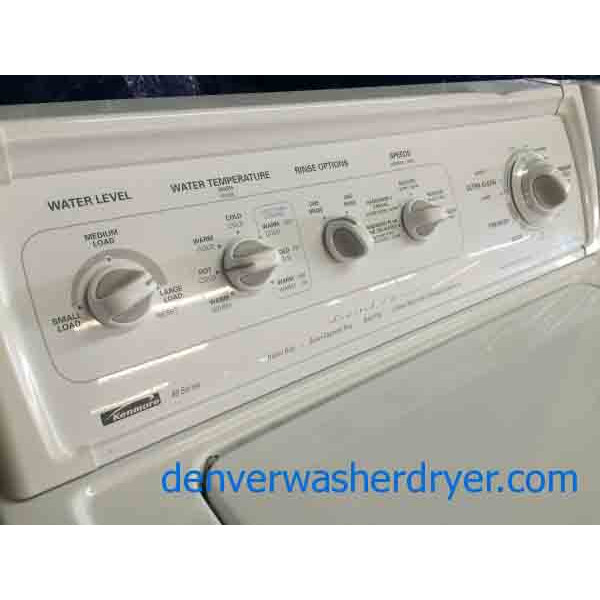 Kenmore 80 Series Washer/Dryer, Great Condition, Super Capacity Plus!