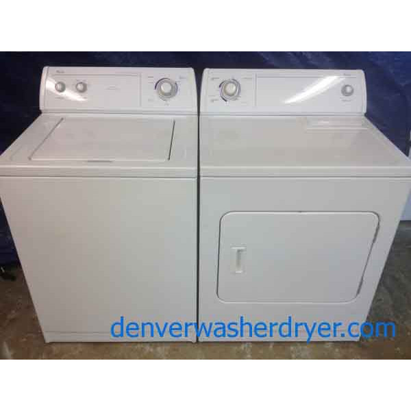 Whirlpool commercial quality W/D set, extra large capacity 1136