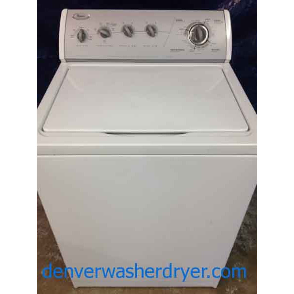 Whirlpool Washer, Ultimate Care II, Super capacity plus