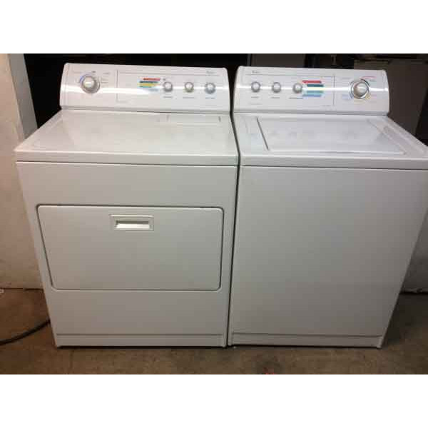 Solid Whirlpool Washer/Dryer, Matching Set