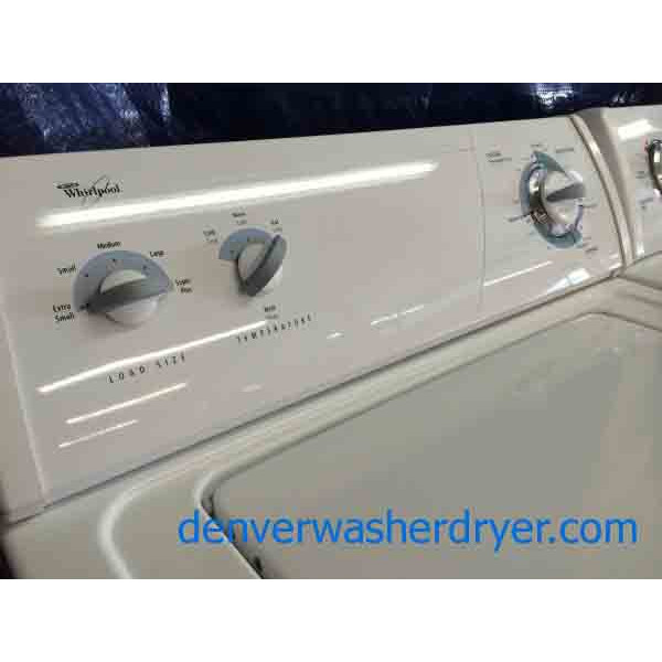 Whirlpool Washer/Dryer Set, Super Capacity, Direct Drive 1642