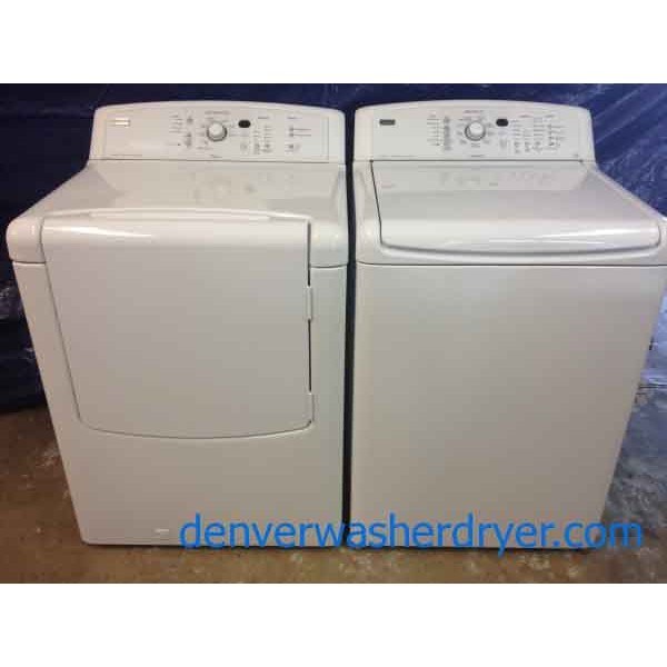 Like-New Kenmore Elite Oasis Washer/**Gas** Dryer Set, high efficiency