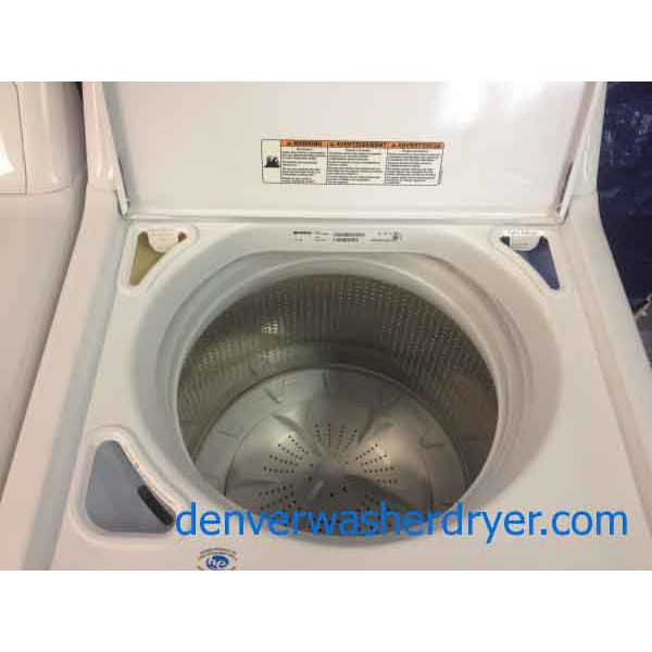 Like-New Kenmore Elite Oasis Washer/**Gas** Dryer Set, high efficiency