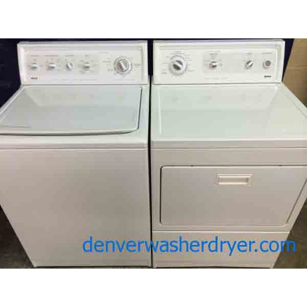 Kenmore Elite Washer/**GAS** Dryer Set, Reliable Matching Units 1646