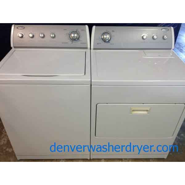 Whirlpool Washer/Dryer, extra care system