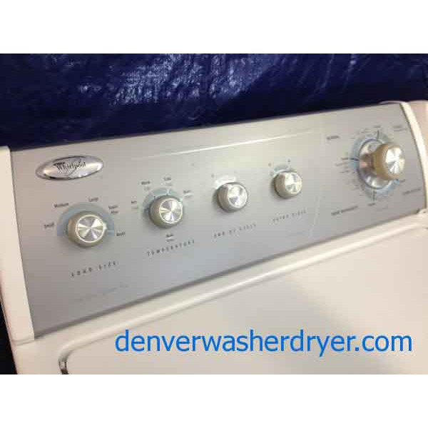 Whirlpool Washer/Dryer, extra care system