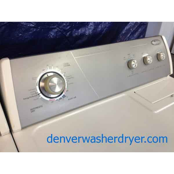 Whirlpool Washer/Dryer, extra care system