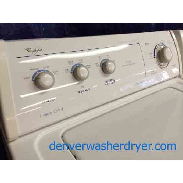 Whirlpool Commercial Quality Washer/Dryer Set, Super Capacity Plus