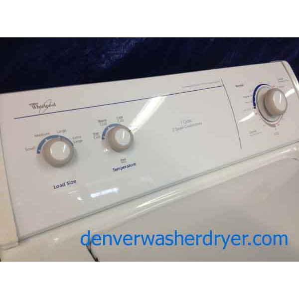Whirlpool Washer/Dryer Set, commercial quality, extra large capacity