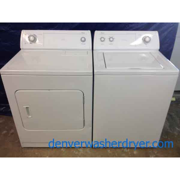 Whirlpool W/D, Commercial Quality, Extra Large Capacity