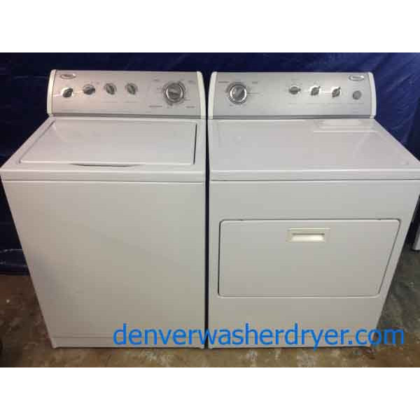 Whirlpool Gold Washer/Dryer, ultimate care II