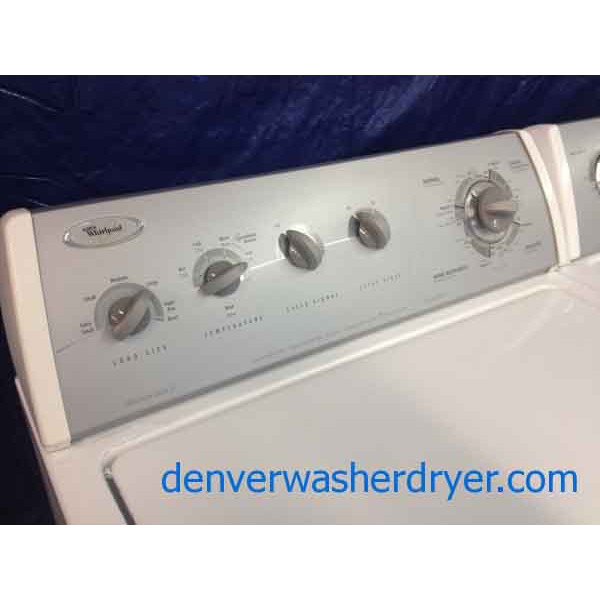 Whirlpool Gold Washer/Dryer, ultimate care II