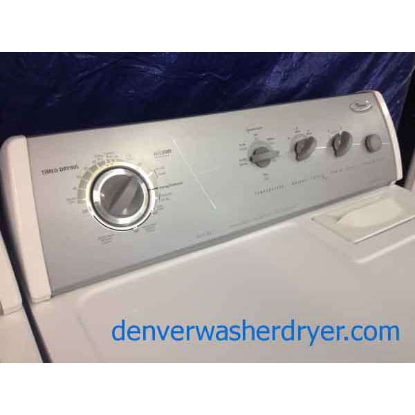 Whirlpool Gold Washer/Dryer, ultimate care II
