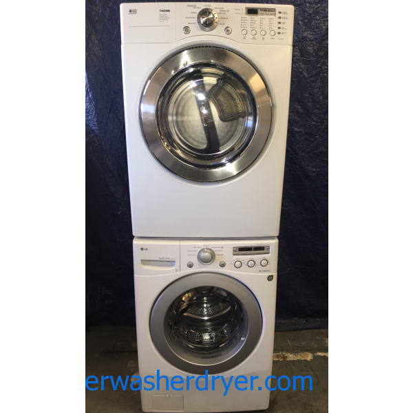 Large-and-in-Charge! LG Front Load Washer Dryer Set!