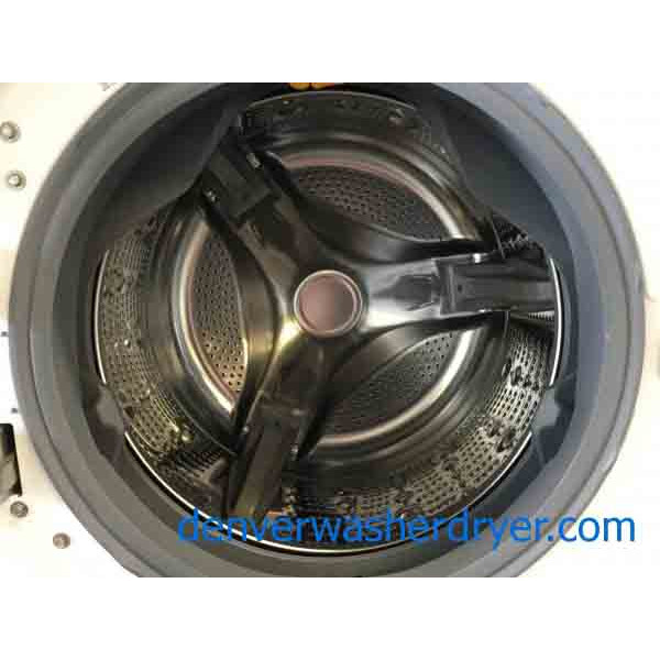 LG Front-Load Washer Dryer Set, Stackable, 220v, Steam & Sanitary Cycles!