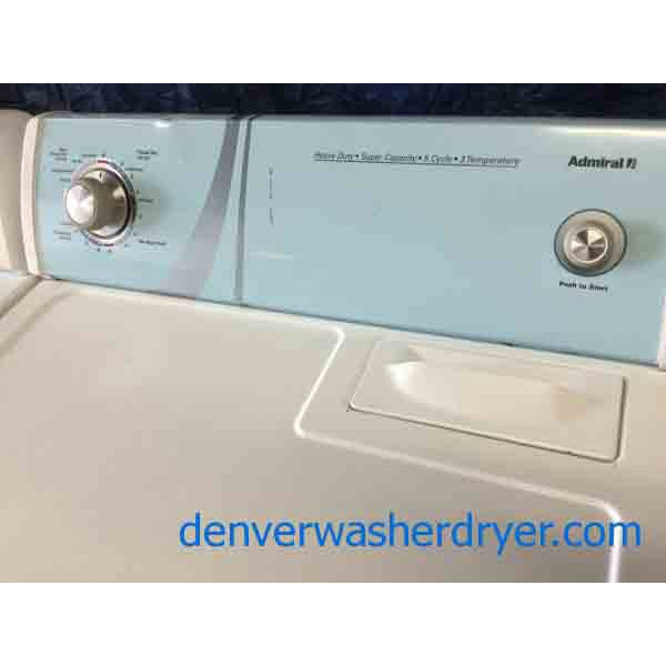 Admiral(Maytag) WasherDryer Set, *GAS*, DirectDrive, HeavyDuty