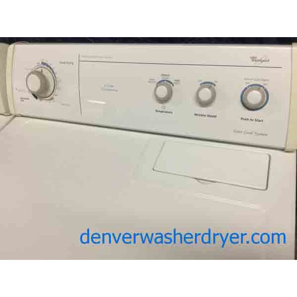 Direct-Drive Whirlpool Washing Machine and Matching Electric Dryer, Heavy-Duty, Full-Size