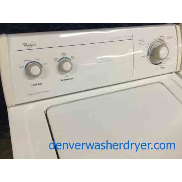 Direct-Drive Whirlpool Washing Machine and Matching Electric Dryer, Heavy-Duty, Full-Size