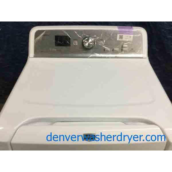 NEW! Maytag Bravos XL, Steam, High Efficiency Sensor Drying, 7.3 Cu. Ft.