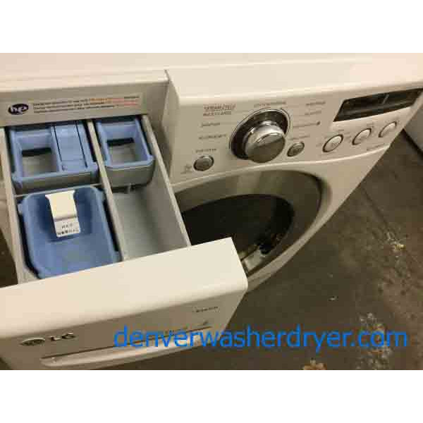 LG FrontLoad Washing Machine, Steam & Sanitary Cycles, 4.5 Cu.Ft, in