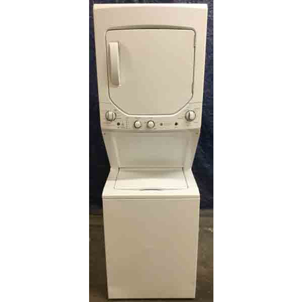Newer 2016 Model 24" Stacked Laundry Center, GE, Electric, 1Year