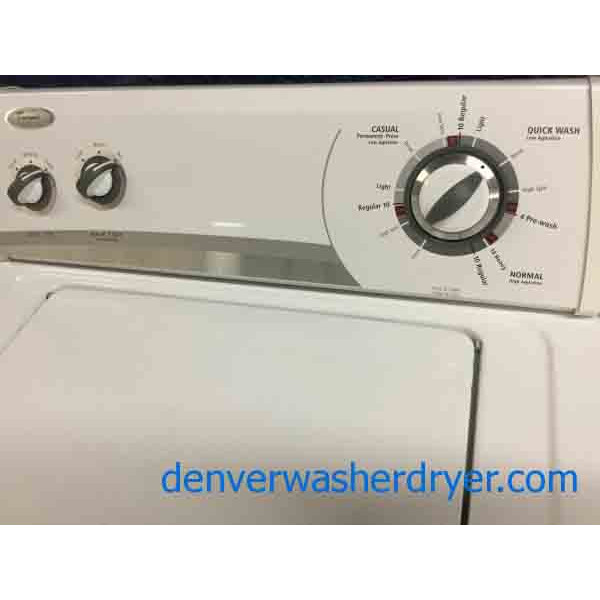 Heavy-Duty, Direct-Drive Whirlpool Washer, Electric Dryer, Matching Set, Super Capacity! 5 year
