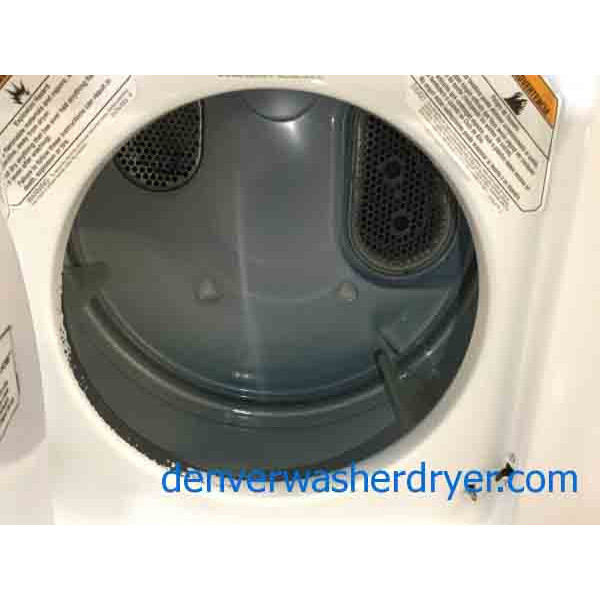24" Wide Stacked (Unitized) Laundry Center, HeavyDuty DirectDrive