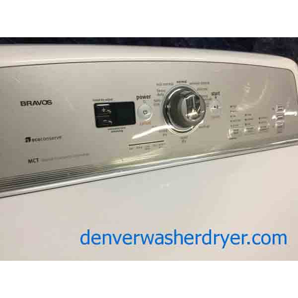 Maytag Bravos X WasherDryer Set, Commercial Technology, Ecoconserve