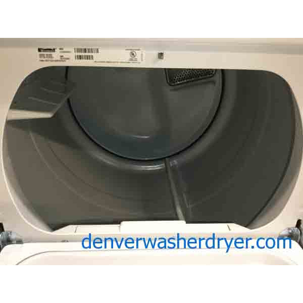 Kenmore Washer Dryer Set, Full-Size, HE, Electric in White