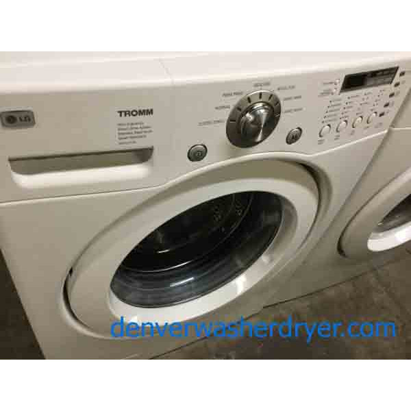 Lovely Stackable LG Washer Dryer Set, Electric, Super Nice!