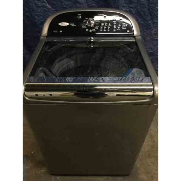 Silver Whirlpool Cabrio Platinum DirectDrive Washing Machine, Topof