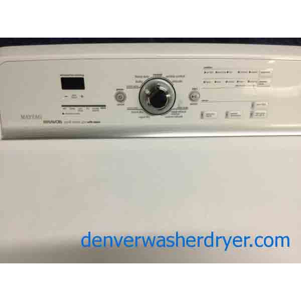 High-End Maytag Bravos Set, Direct-Drive, Electric Steam Dryer, 1-Year Warranty!