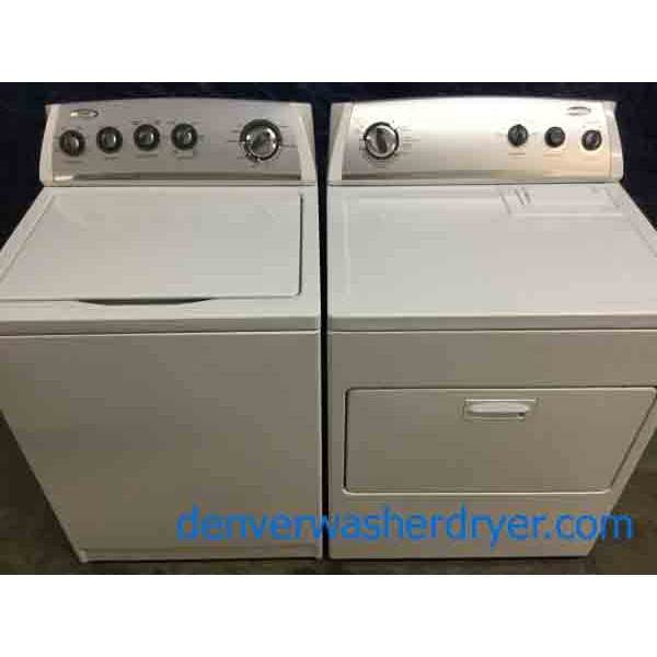 Direct-Drive Whirlpool Washer, Electric Dryer, Matching Set, Fully Featured!